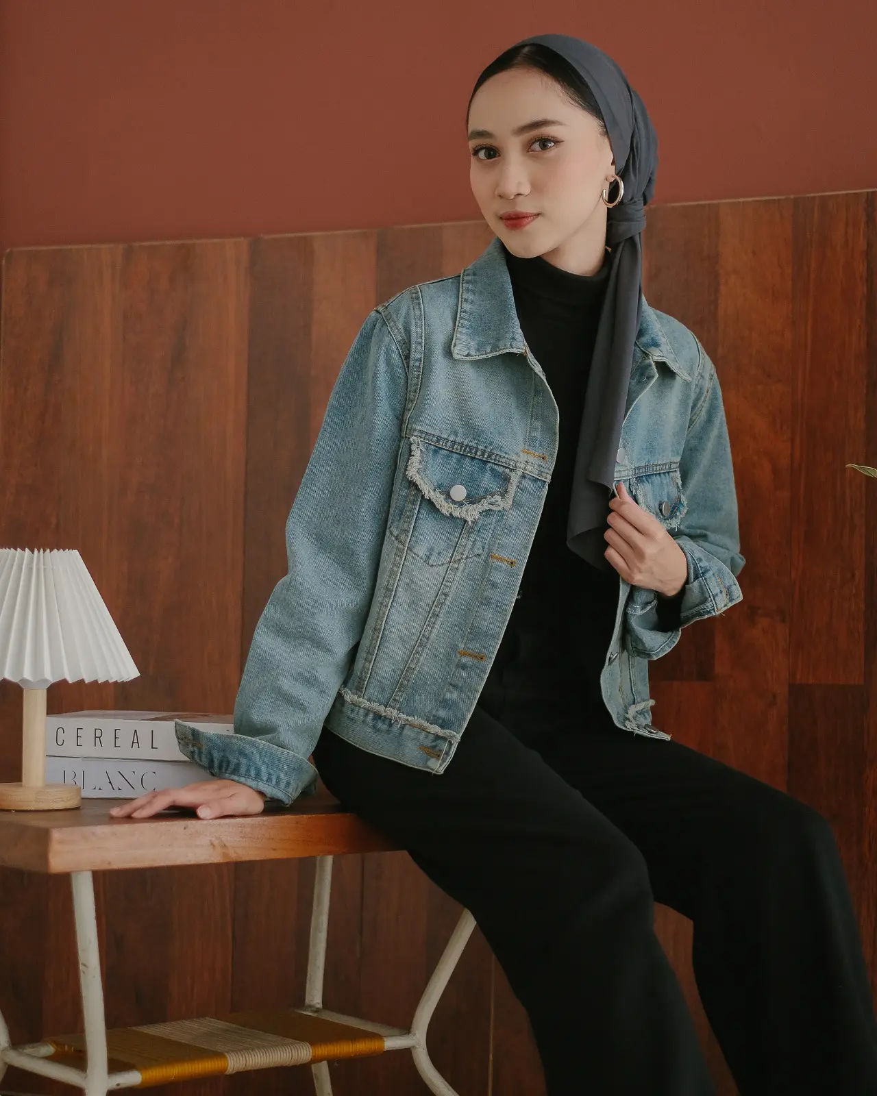 Daiva Denim Jacket Acid foto 3