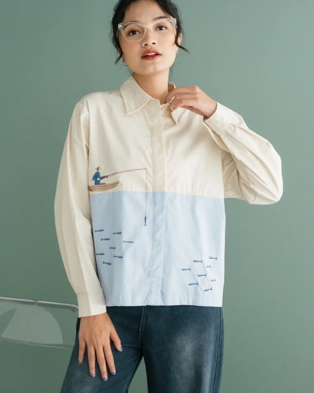 Alternative view of Fisher Shirt