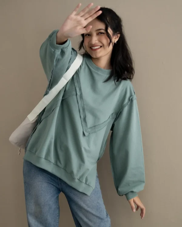 Priez Sweater Mineral Green foto 1