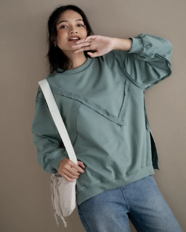 Priez Sweater Mineral Green foto 2
