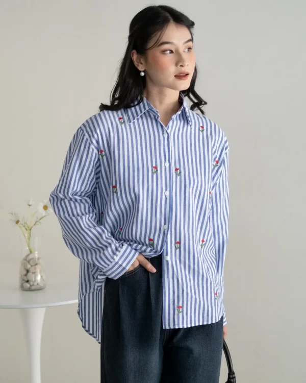 Ratika Stripe Shirt foto 1