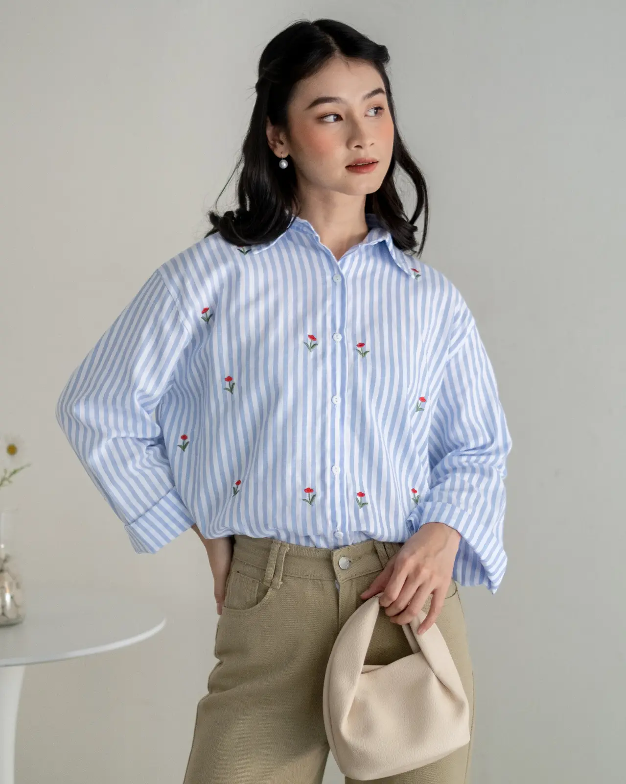 Ratika Stripe Shirt foto 6