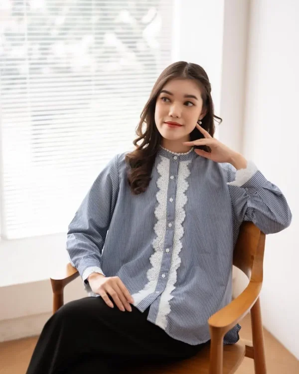 Ryumi Stripe Shirt foto 3