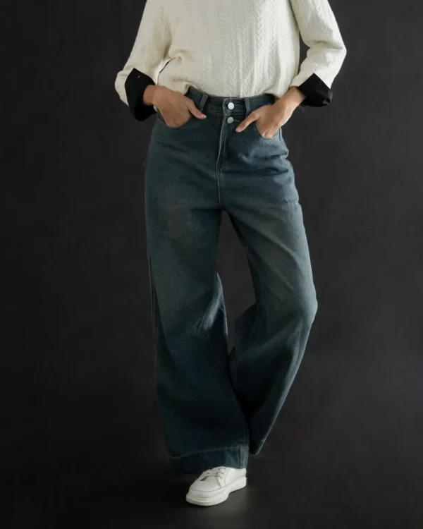 Baiza Denim Pants Dark Blue foto 2