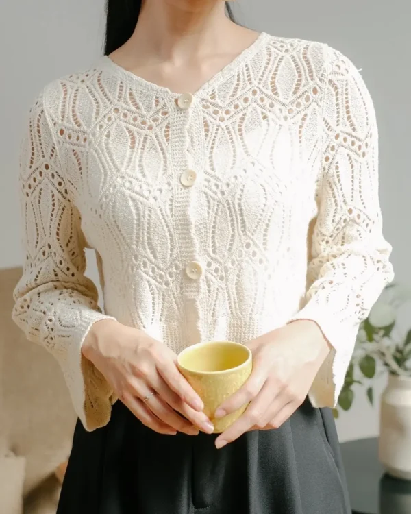 Berlyn Cardigan Beige foto 2