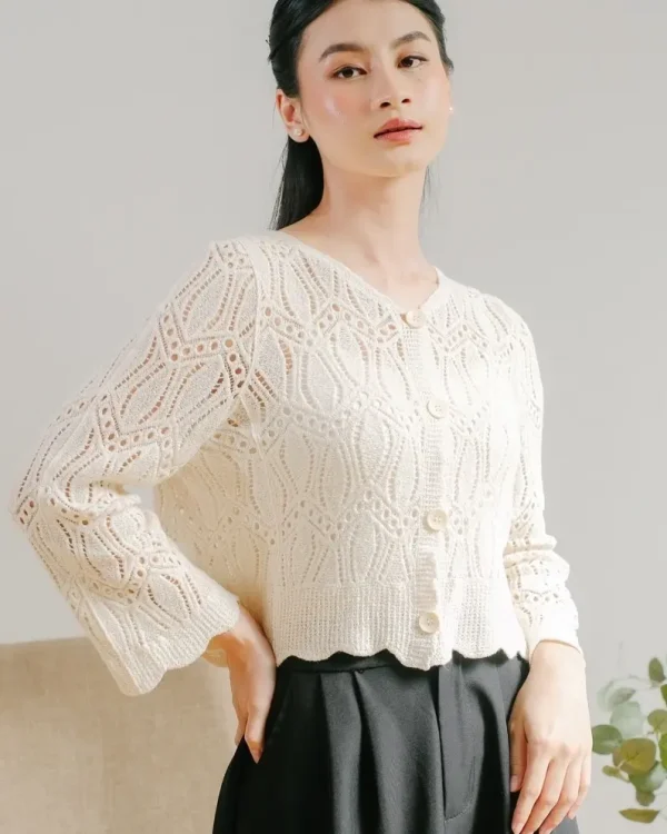 Berlyn Cardigan Beige foto 3