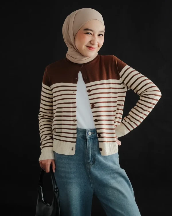Felicia Stripe Cardi foto 3