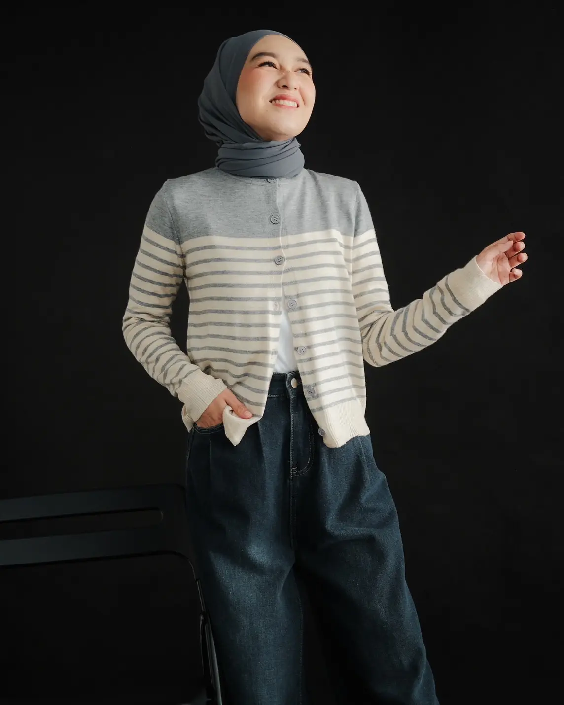 Felicia Stripe Cardi foto 8