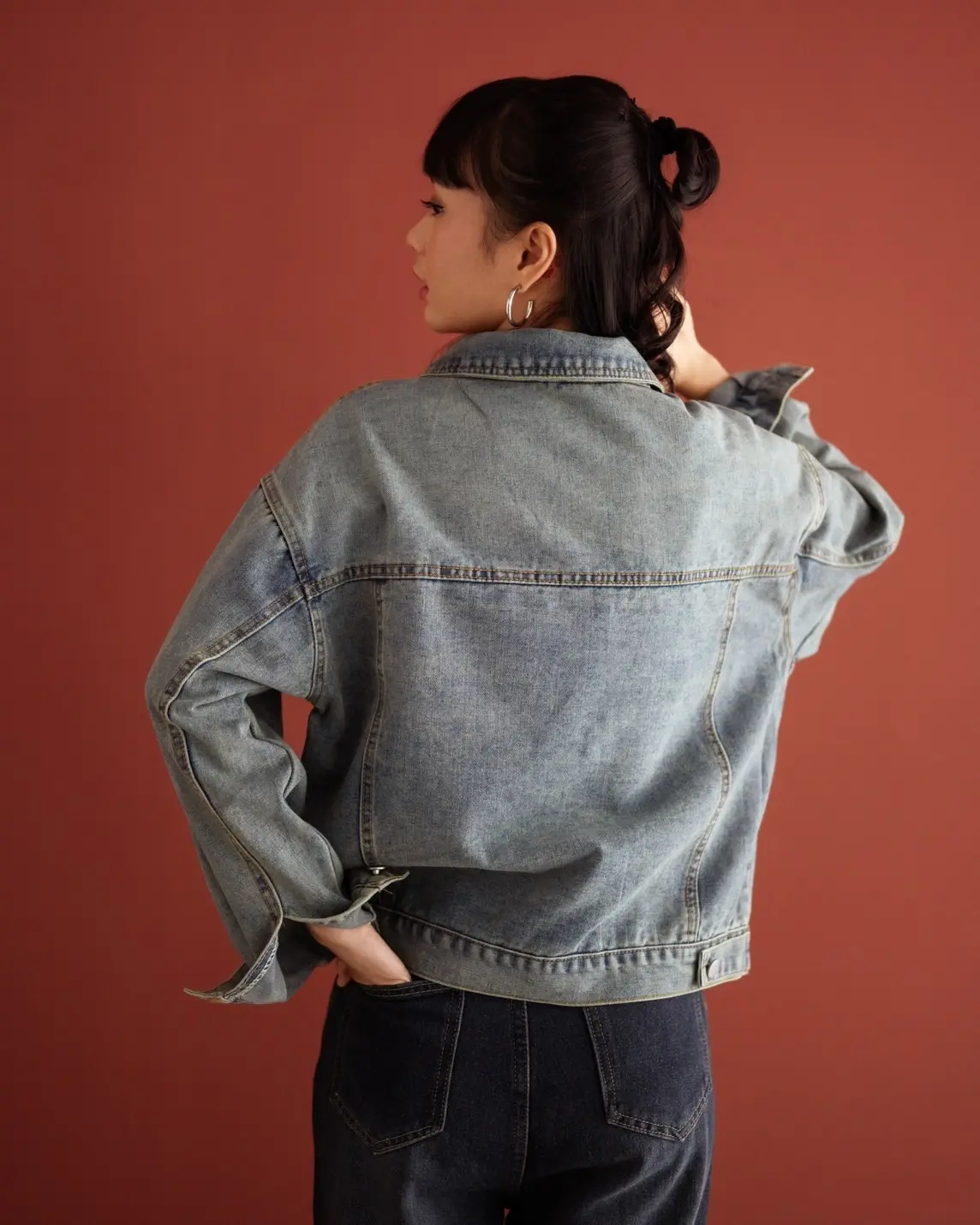 Himaya Denim Jacket Acid foto 5