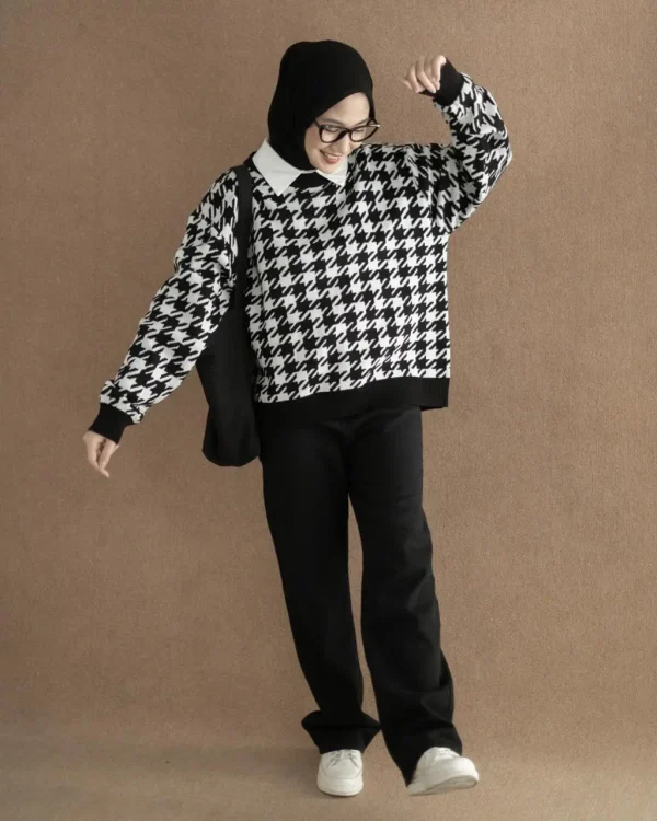 Houndstooth Sweater foto 2