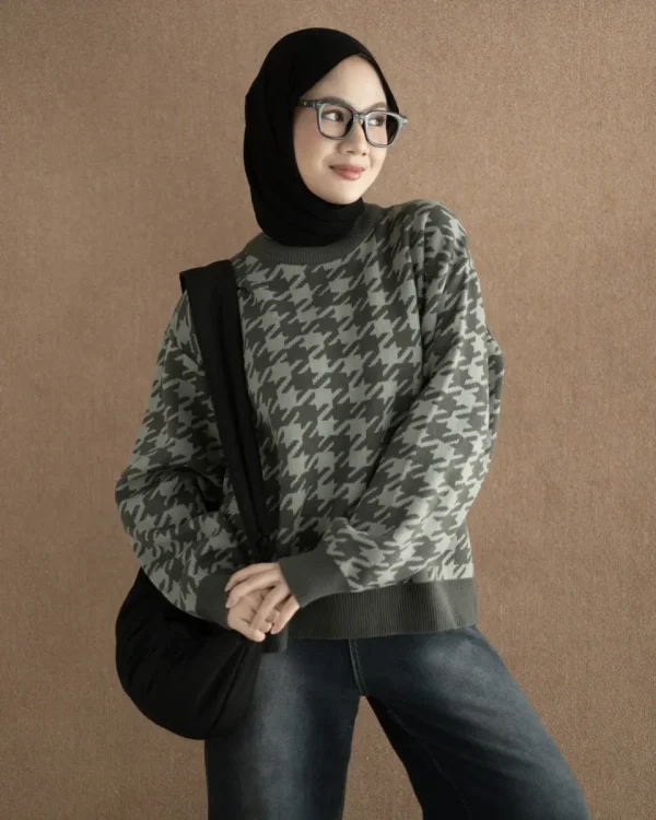Houndstooth Sweater foto 7