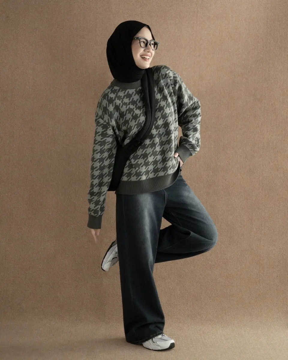 Houndstooth Sweater foto 8