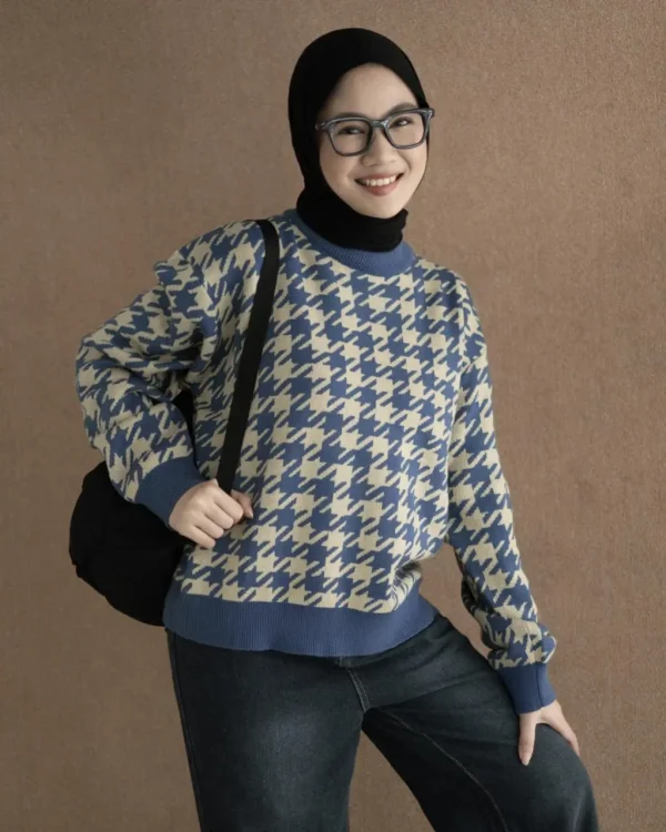 Houndstooth Sweater foto 4