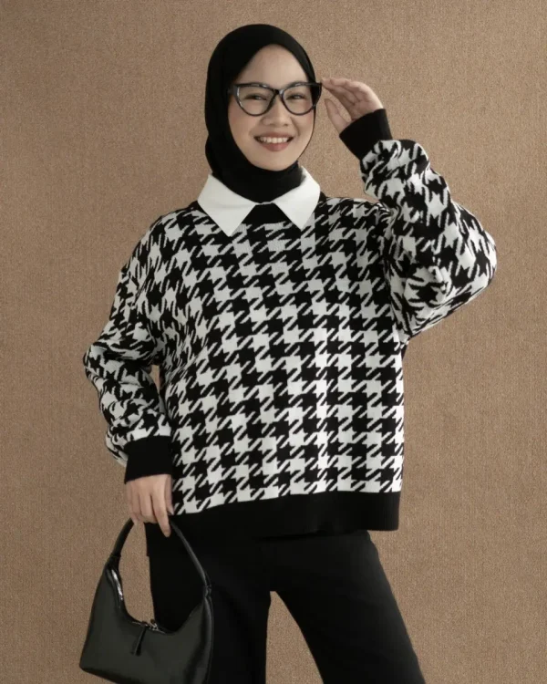 Houndstooth Sweater foto 1