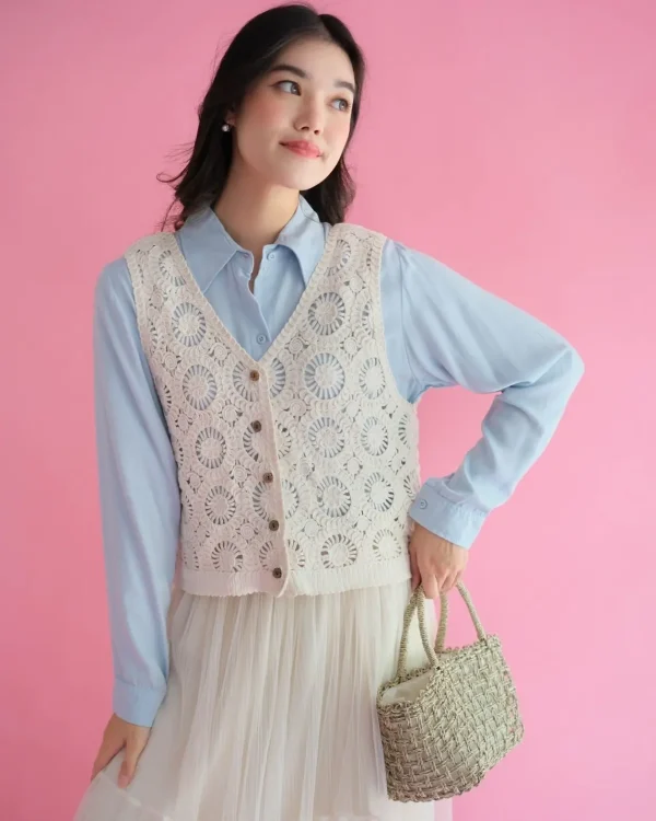 Icelyn Vest Beige foto 1