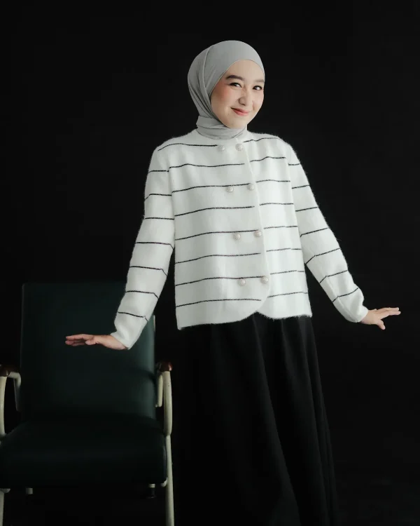 Ifadha Stripe Cardi foto 1