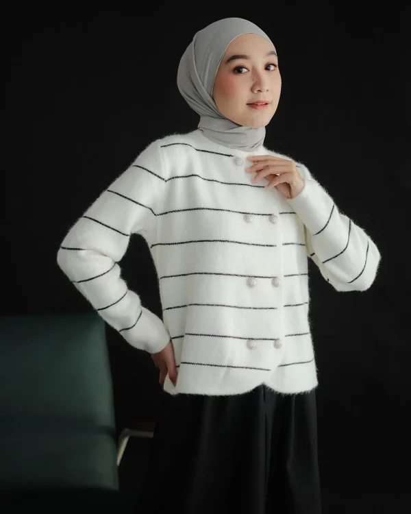Ifadha Stripe Cardi foto 2