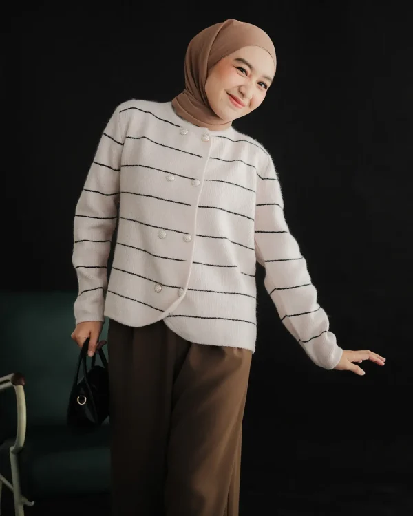 Ifadha Stripe Cardi foto 4