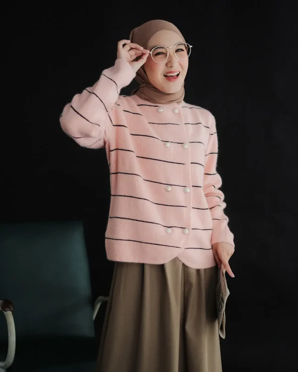 Ifadha Stripe Cardi foto 12
