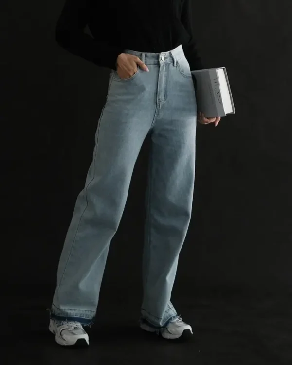 Jevera Denim Pants Light Blue foto 1