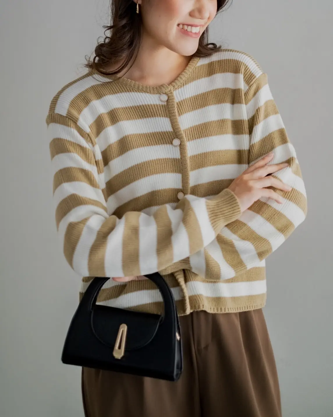 Mayuka Stripe Cardigan foto 7