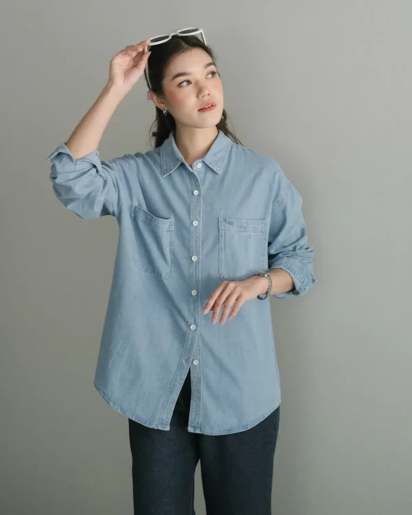 Olana Denim Shirt foto 4