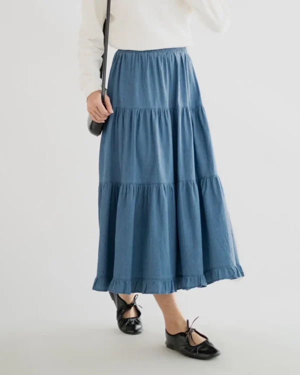 Qayla Denim Skirt foto 5