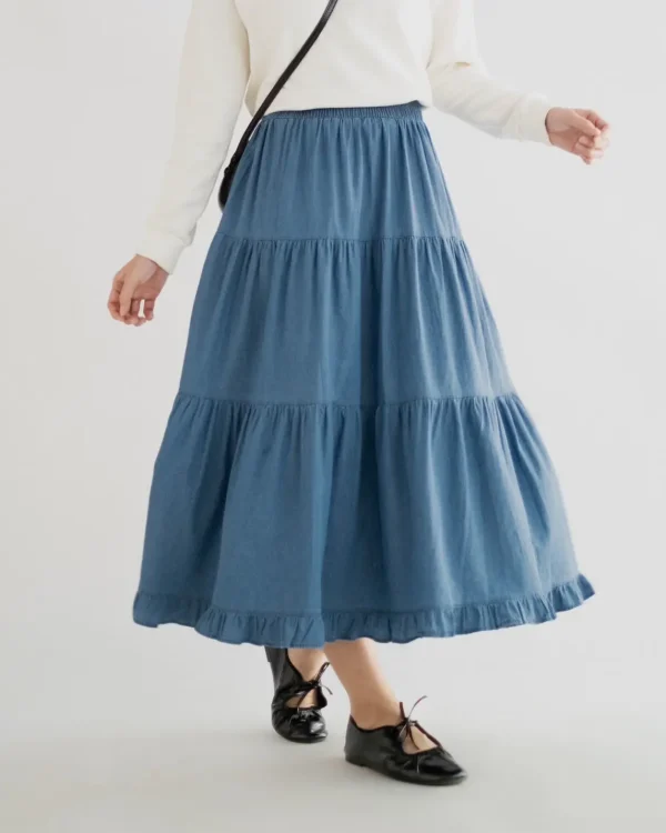Qayla Denim Skirt foto 4