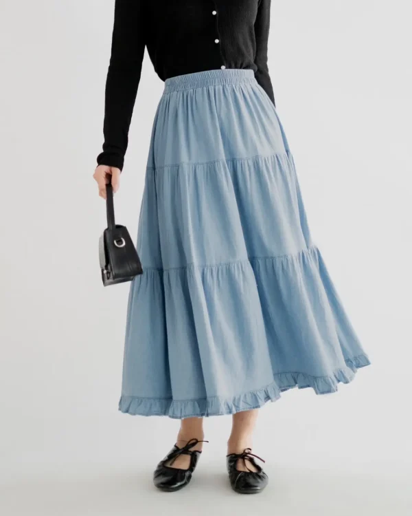 Qayla Denim Skirt foto 1