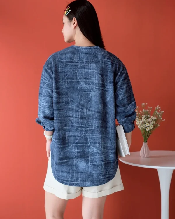 Kamora Longsleeve Navy foto 3