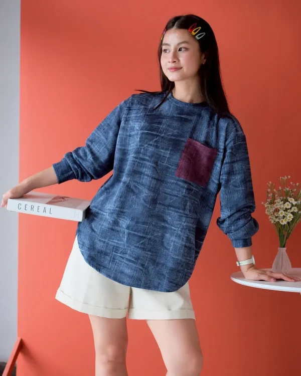 Kamora Longsleeve Navy foto 2