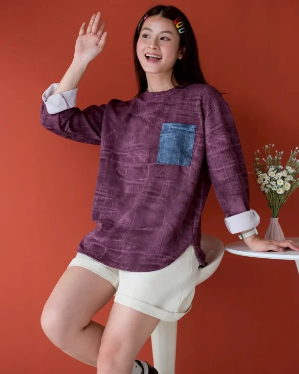 Kamora Longsleeve Burgundy foto 1