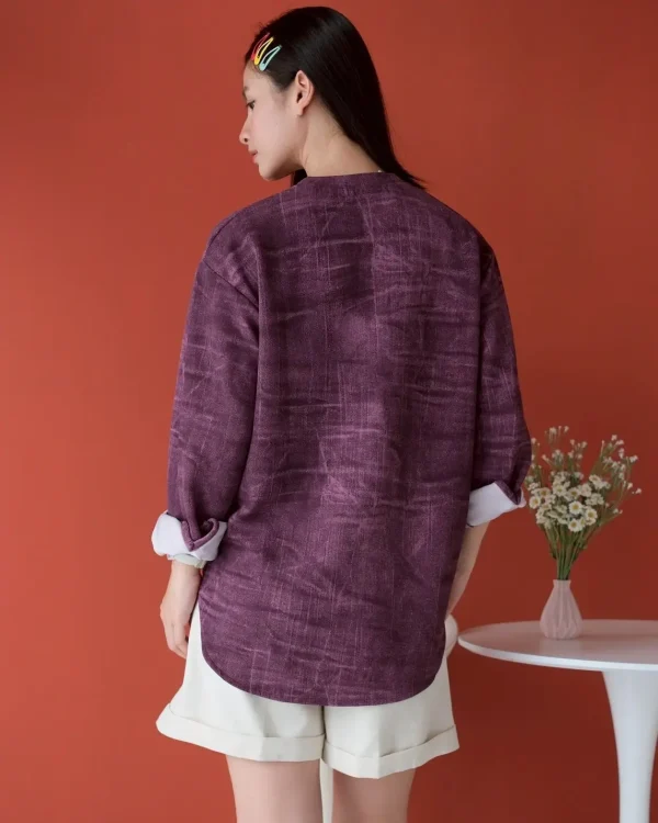 Kamora Longsleeve Burgundy foto 3