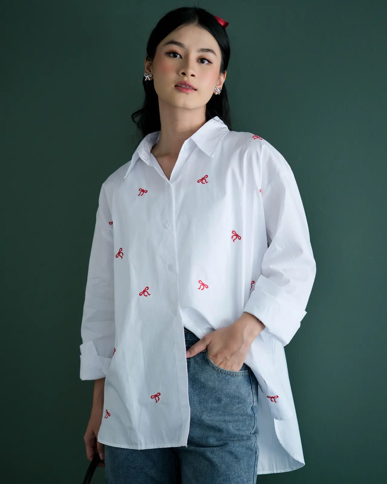Deysa Shirt Broken White foto 3
