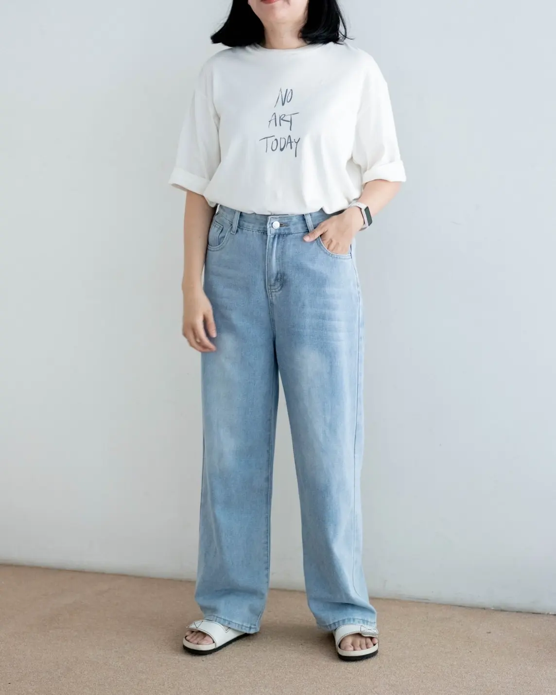 Fariha Denim Pants foto 8