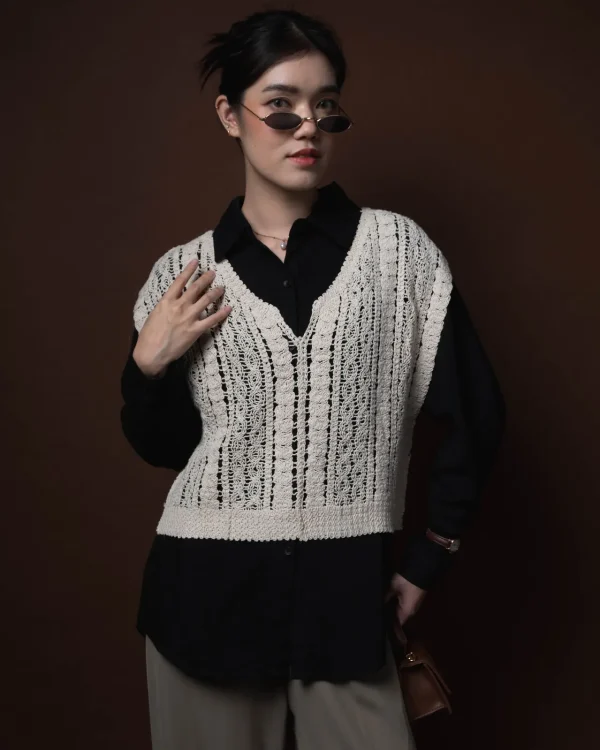 Jaylene Vest Beige foto 1