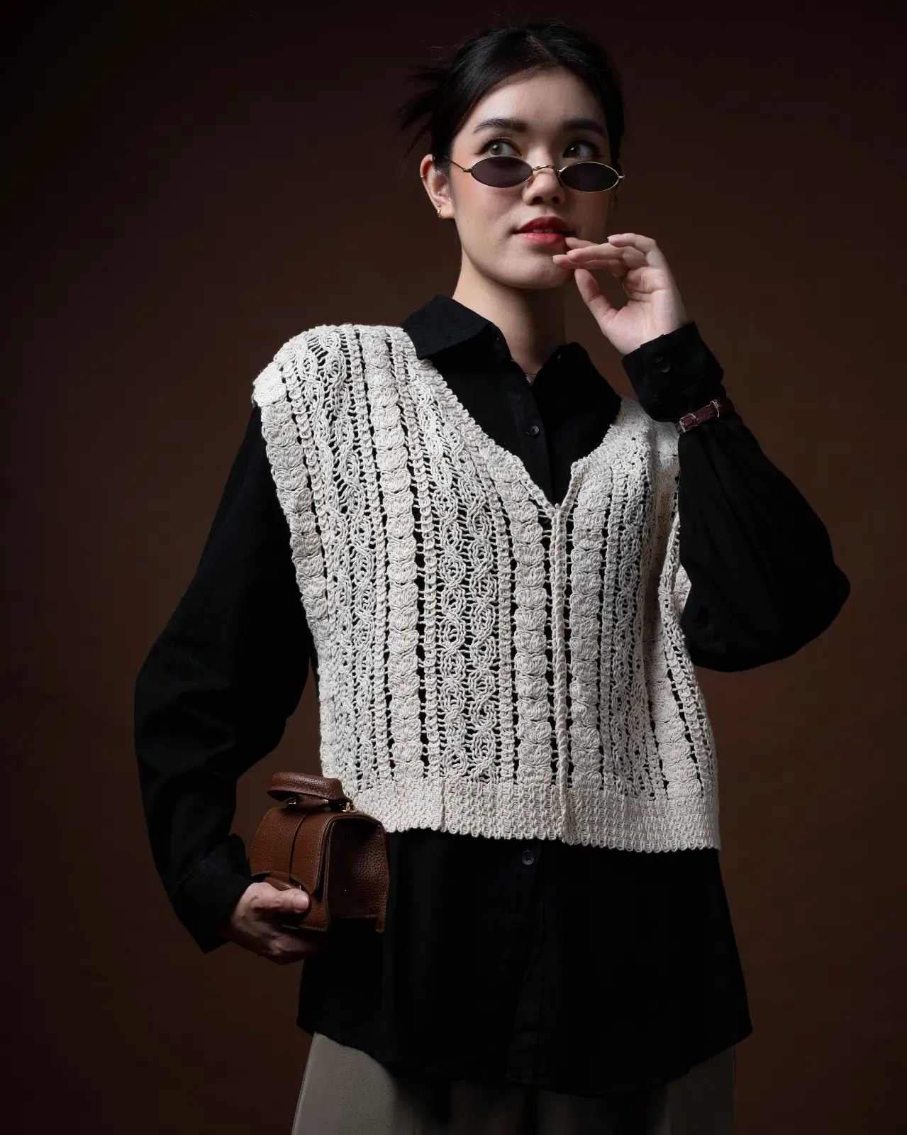 Jaylene Vest Beige foto 4