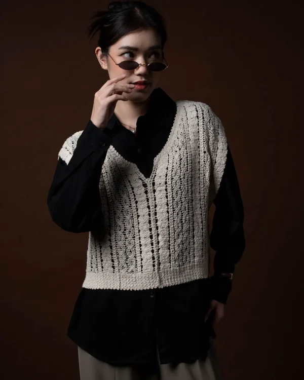 Jaylene Vest Beige foto 2