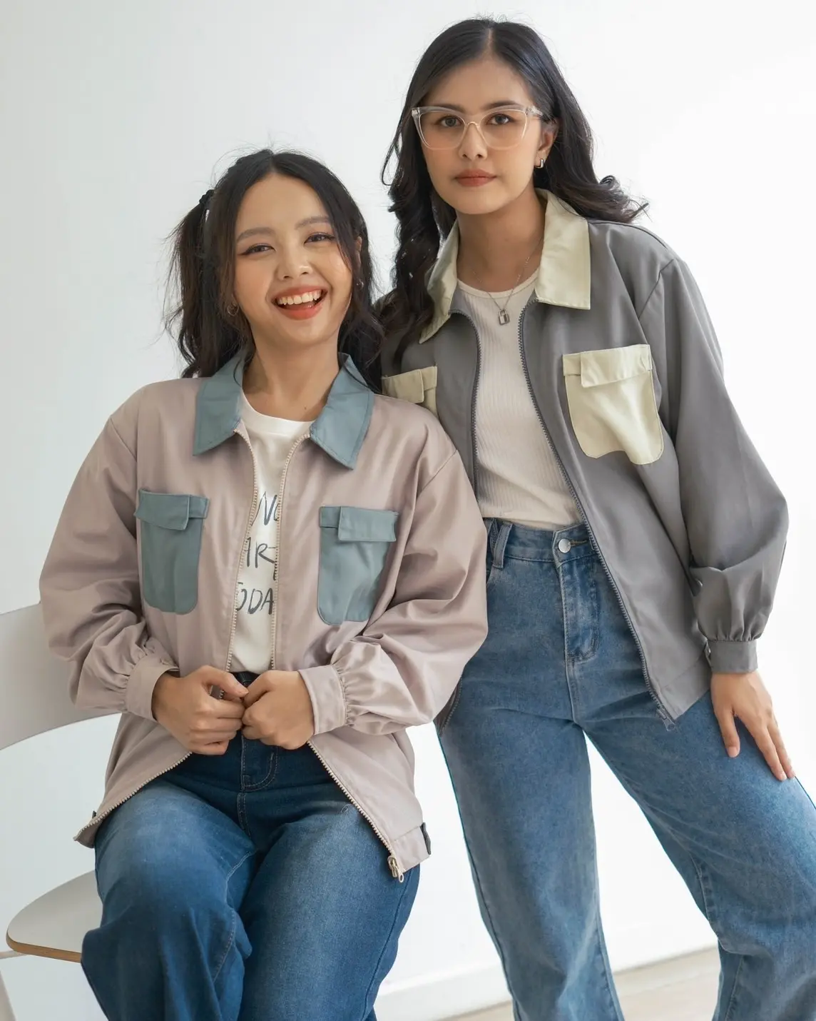 Nero Jacket Atlantic Khaki foto 3