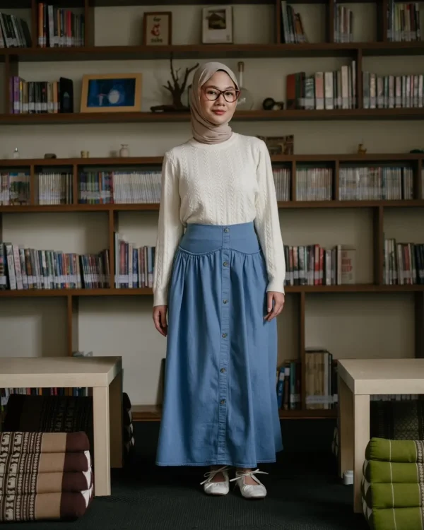 Pauleta Denim Skirt foto 5