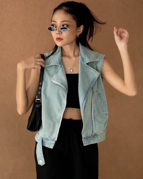 Quene Denim Vest foto 1