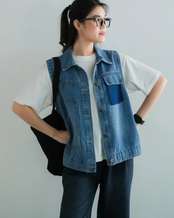 Tatiana Denim Vest foto 1