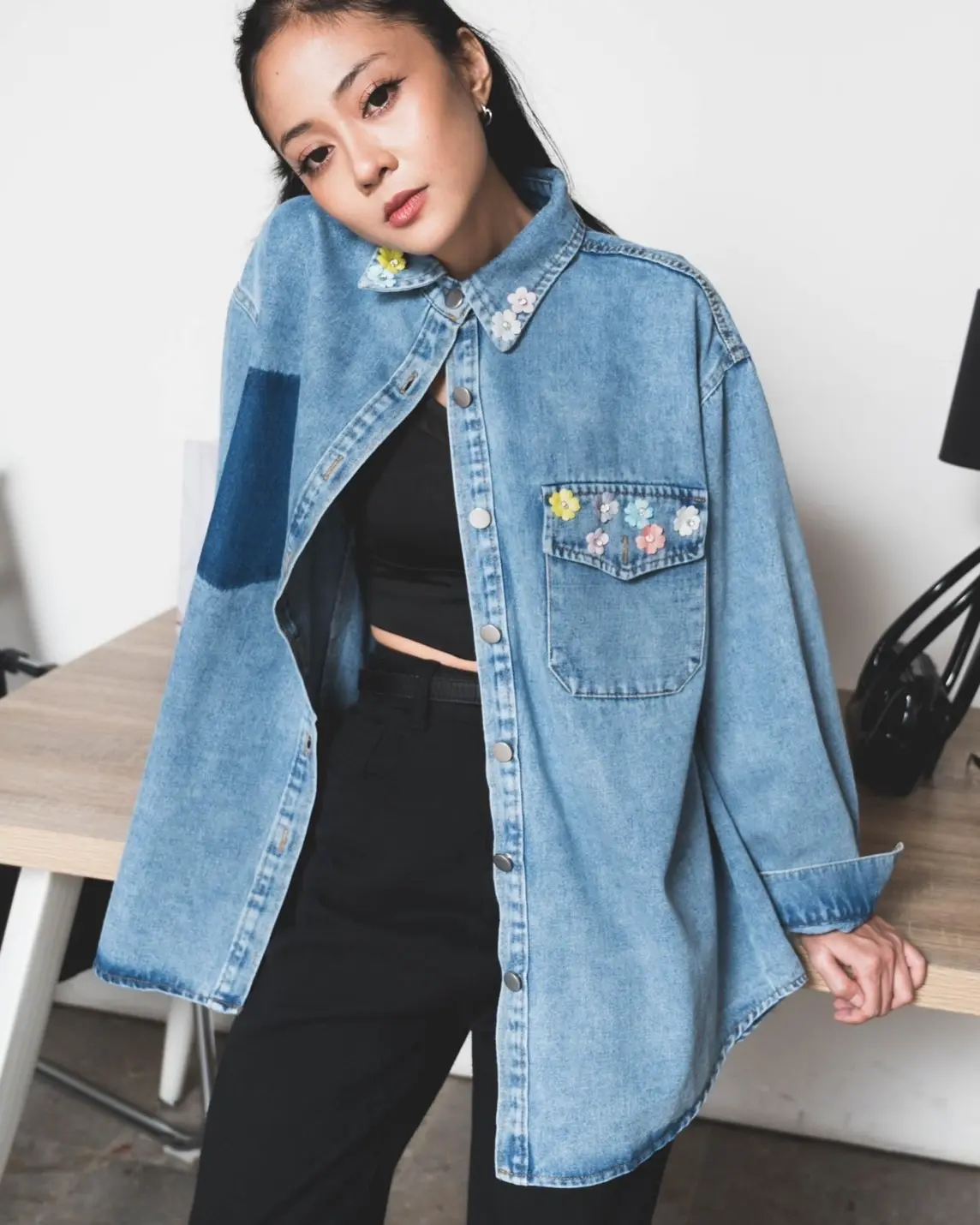 Yasfa Denim Shirt foto 6