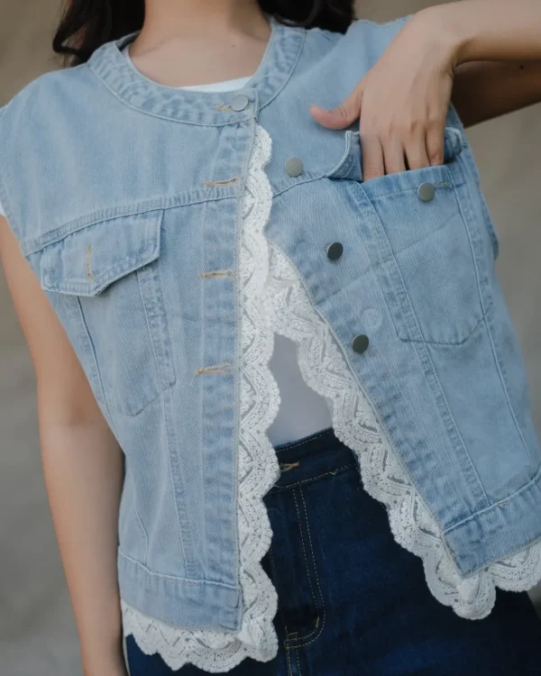Radeya Denim Vest foto 4
