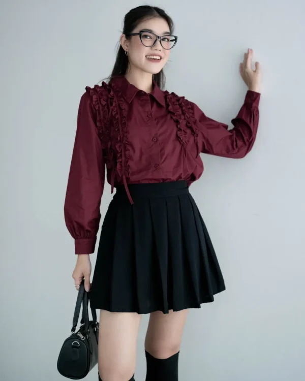 Kani Shirt Red Cheery foto 1