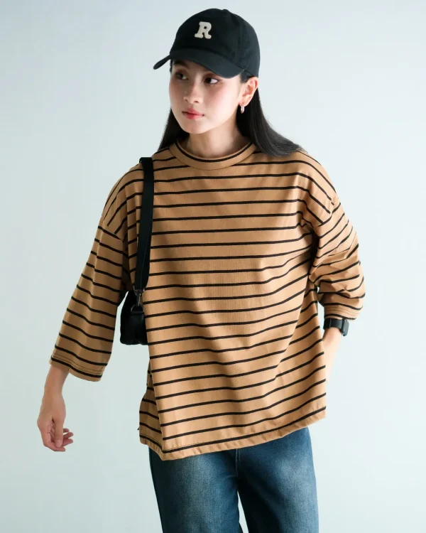 Karasu Stripe Sleeve Top foto 2