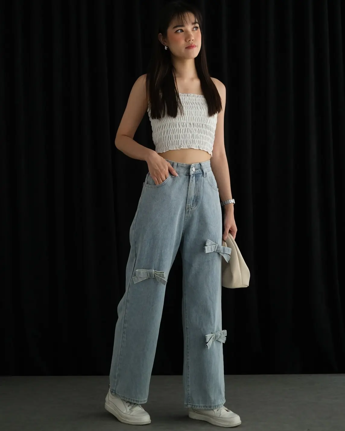 Belva Denim Pants foto 4