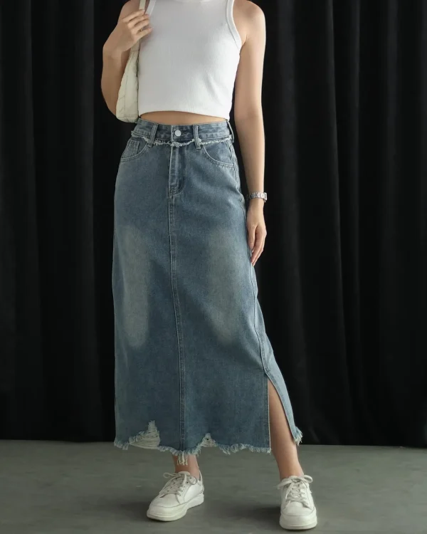 Ghazea Denim Skirt foto 1