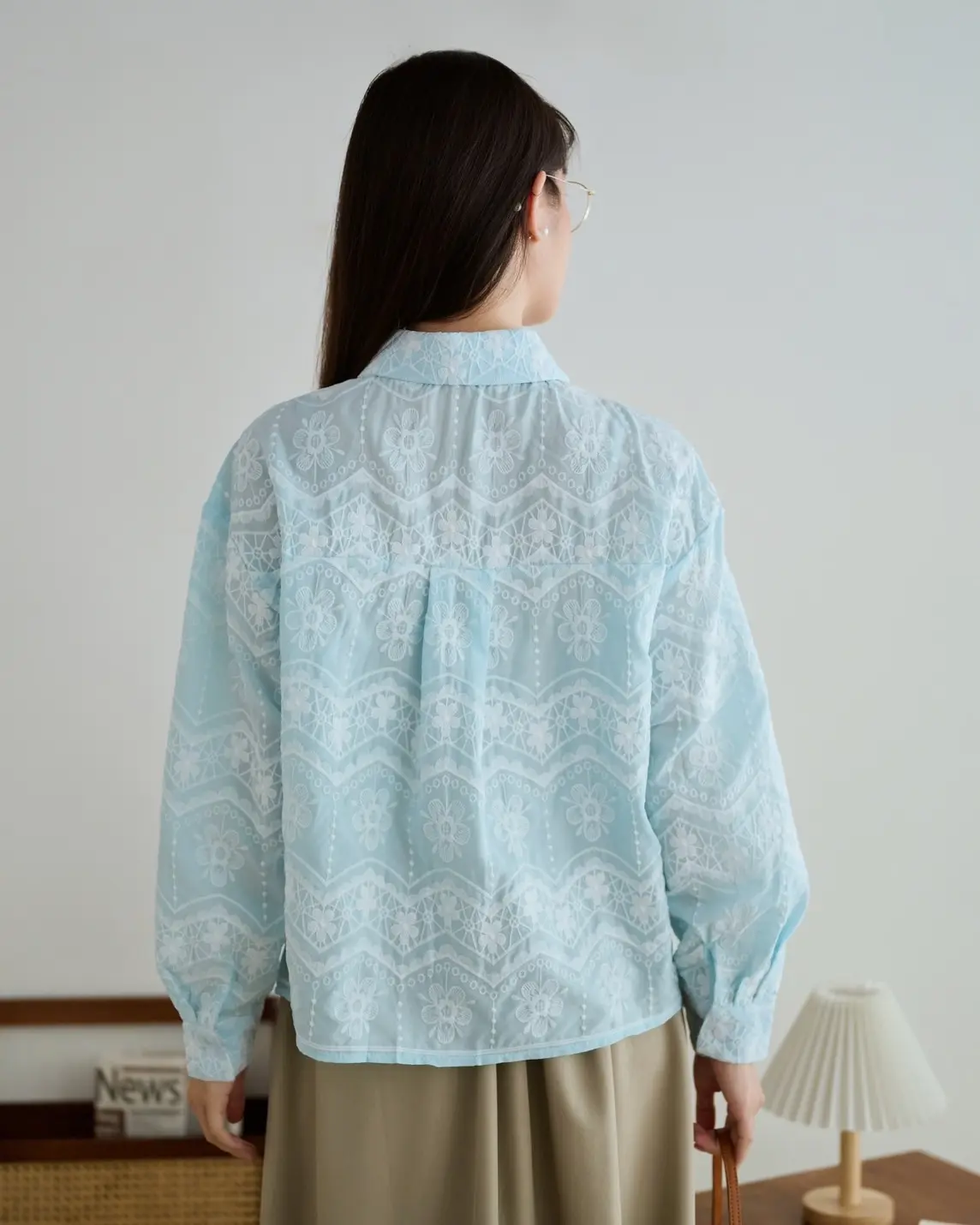 Shanza Shirt Blue foto 4