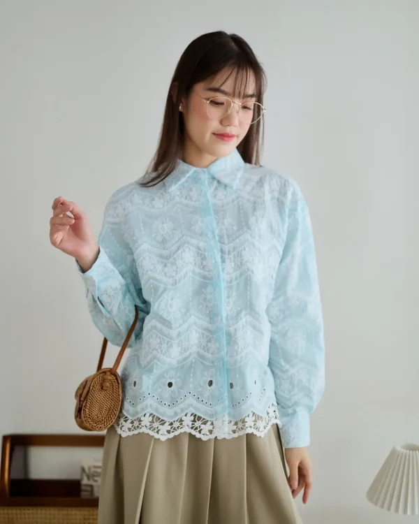 Shanza Shirt Blue foto 1